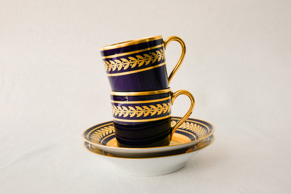Empire Style Litron Cup & Saucer (Set of 2)