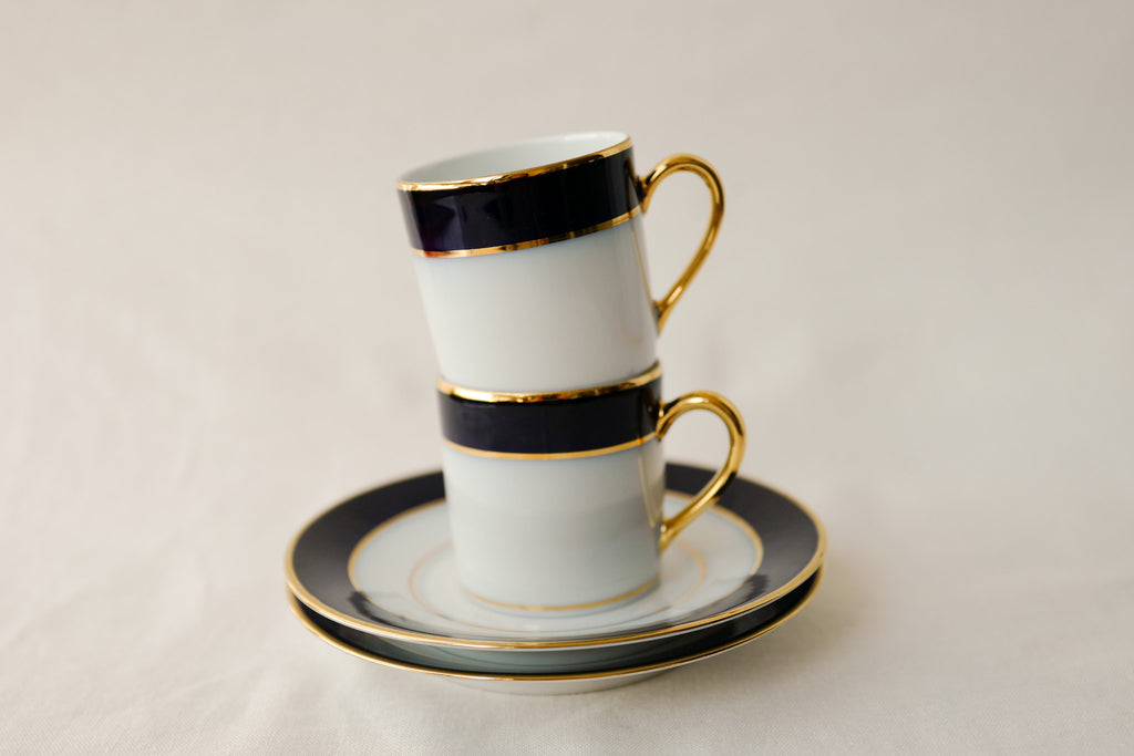 Bleu de four Cup & Saucer (Set of 2)
