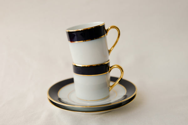 Bleu de four Cup & Saucer (Set of 2)
