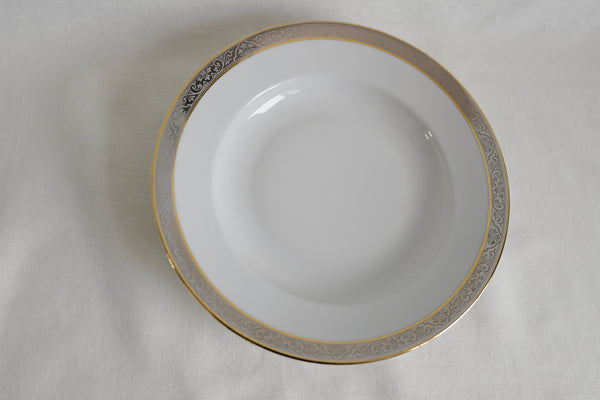 Gold & Platinum Rimmed Plate