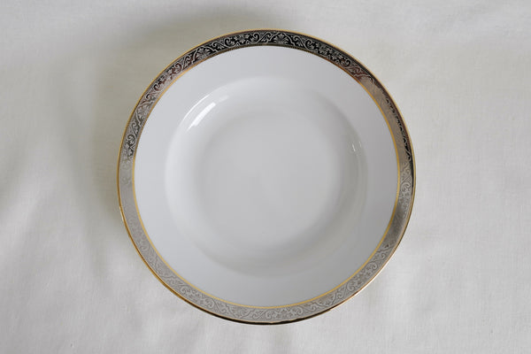 Gold & Platinum Rimmed Plate