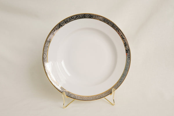 Gold & Platinum Rimmed Plate