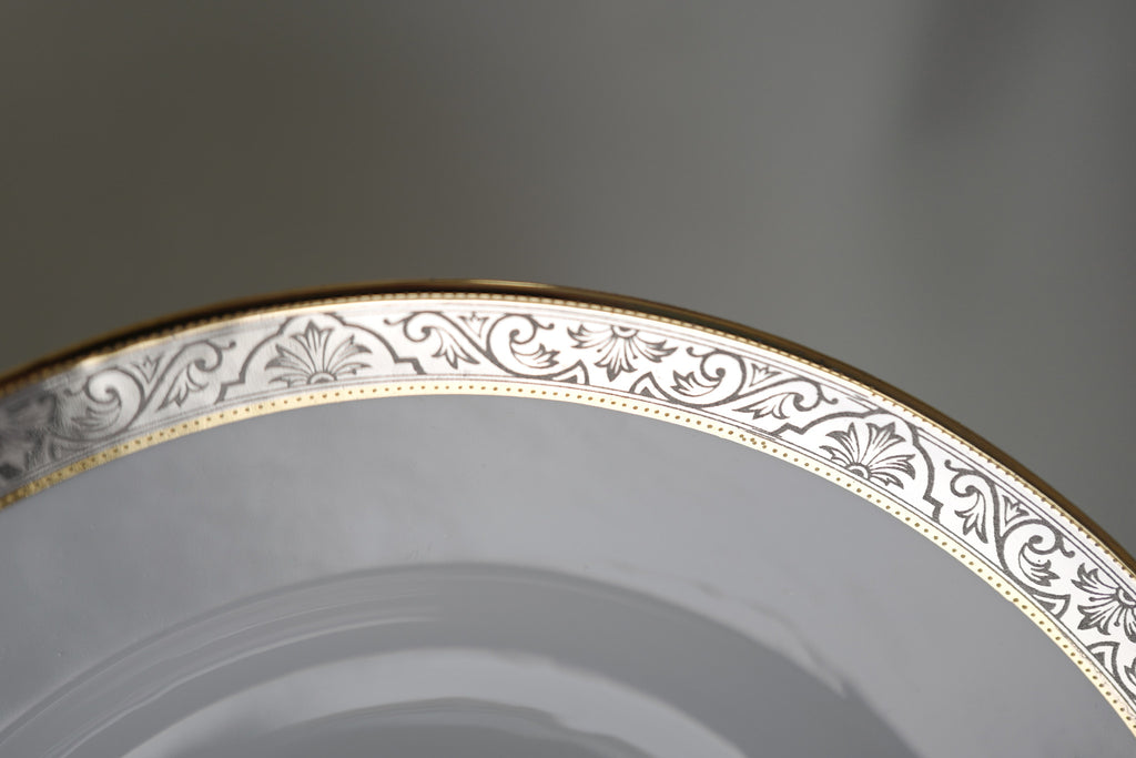 Gold & Platinum Rimmed Plate