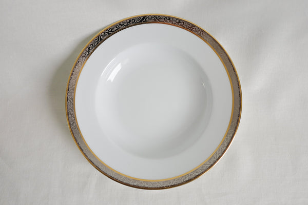 Gold & Platinum Rimmed Plate