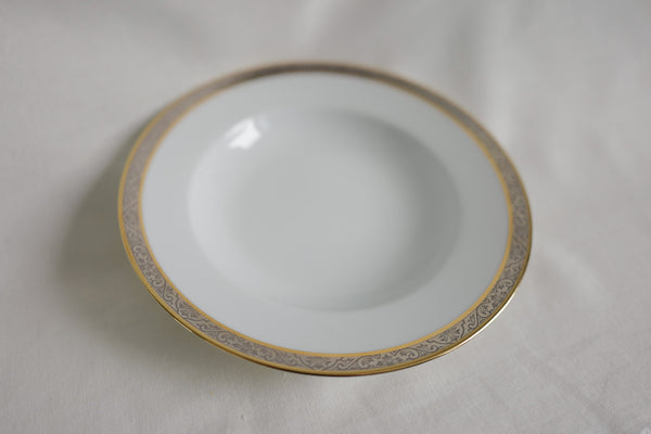 Gold & Platinum Rimmed Plate