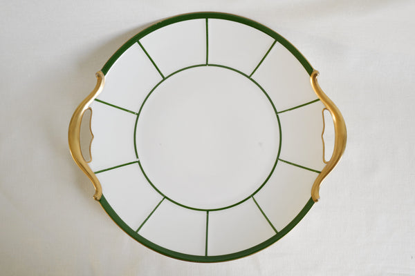 Art Déco Design Cake Serving Plate