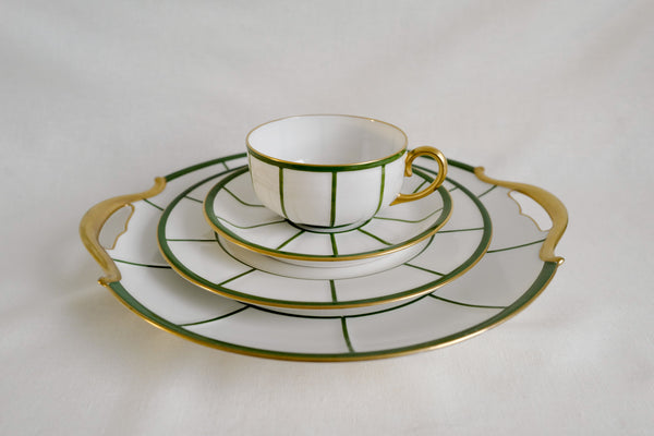 Art Déco Design Cup & Saucer (Set of 2)