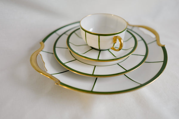Art Déco Design Cake Serving Plate