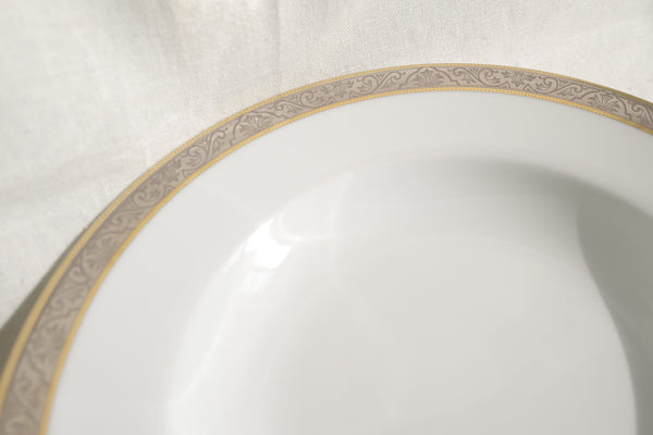 Gold & Platinum Rimmed Plate