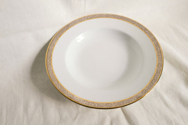 Gold & Platinum Rimmed Plate