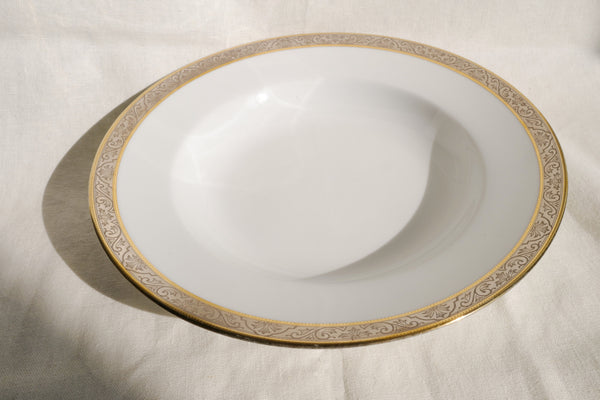 Gold & Platinum Rimmed Plate