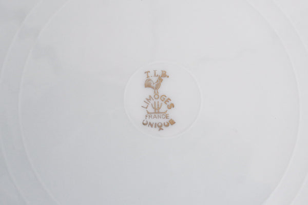 Incrustation Gold Rimmed Dinner Plate