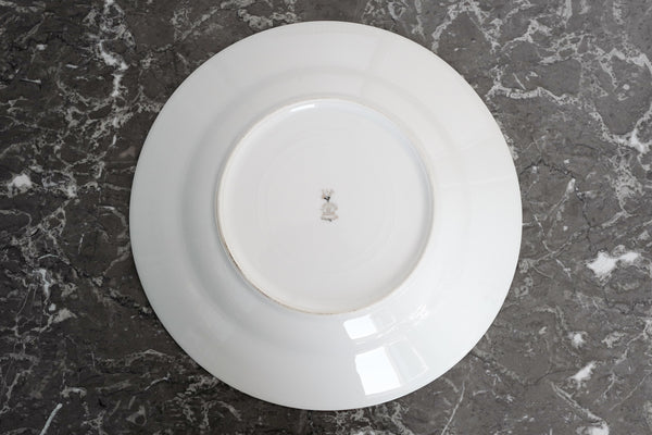 Incrustation Gold Rimmed Soup Plate