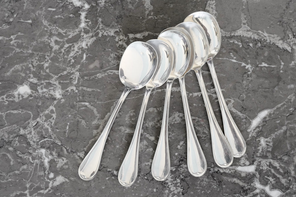 Silver Plated Ice Cream Spoon (Set of 6)