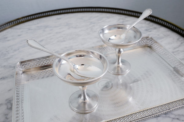 Silver Plated Ice Cream Bowl