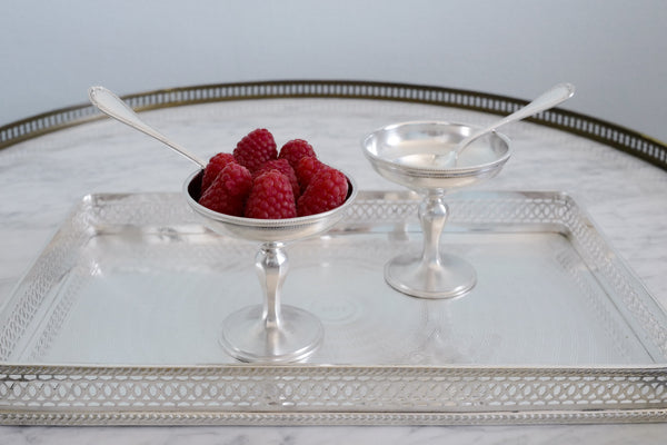 Silver Plated Ice Cream Bowl