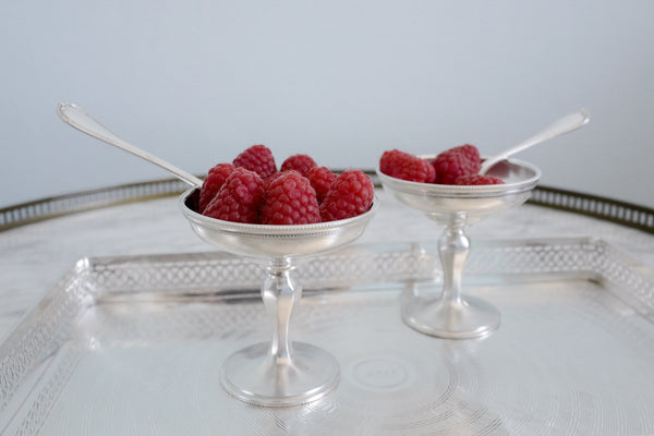 Silver Plated Ice Cream Bowl