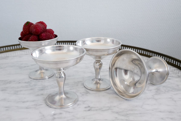 Silver Plated Ice Cream Bowl