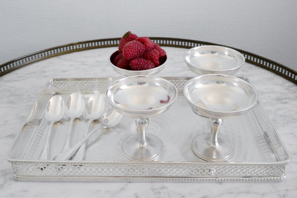 Silver Plated Ice Cream Bowl