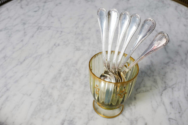 Ribbon Silver Plated Coffee Spoon (Set of 6)