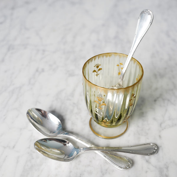 Ribbon Silver Plated Coffee Spoon (Set of 6)
