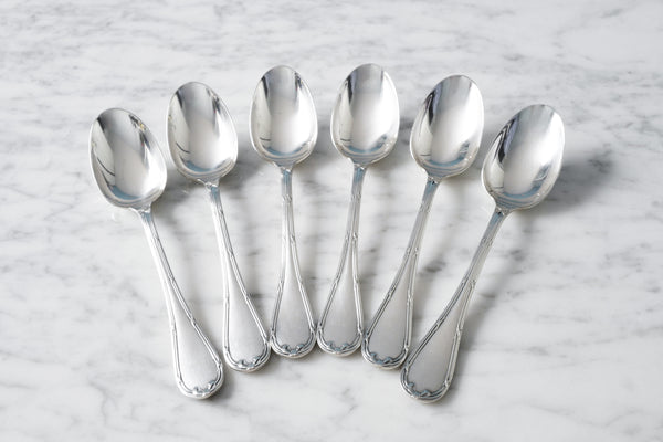 Ribbon Silver Plated Coffee Spoon (Set of 6)