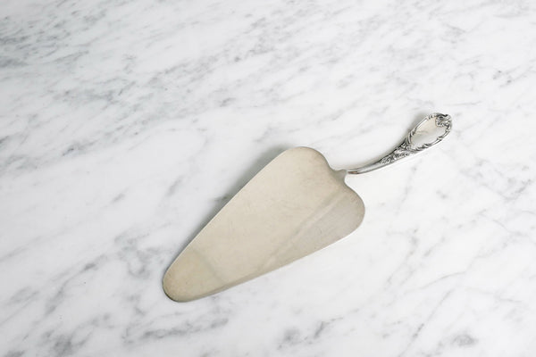 Silver Plated Short Handle Cake Server
