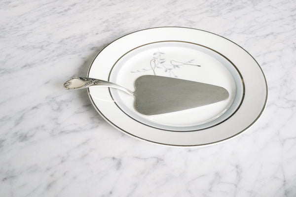 Silver Plated Short Handle Cake Server