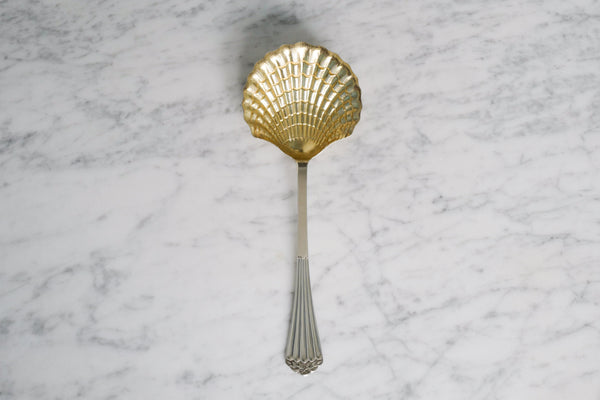 Gold Plated Sterling Silver Berry Server