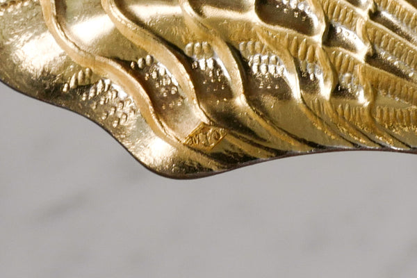 Gold Plated Sterling Silver Berry Server