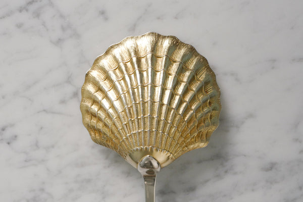 Gold Plated Sterling Silver Berry Server
