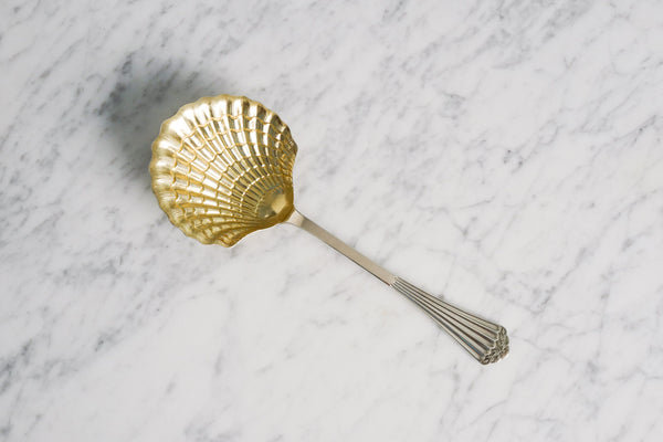 Gold Plated Sterling Silver Berry Server