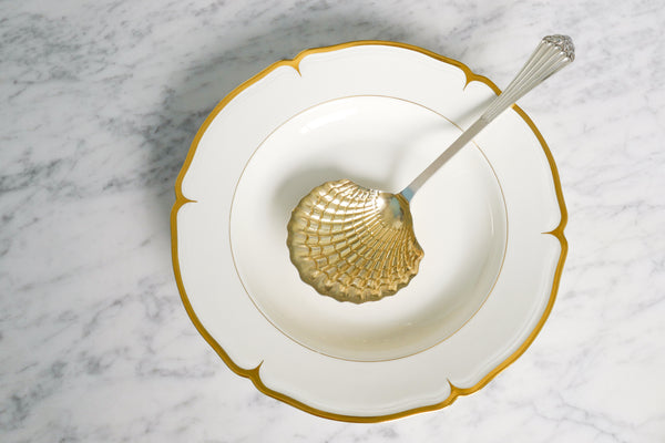 Gold Plated Sterling Silver Berry Server