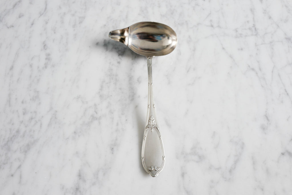 Silver Plated Fat-Skimming Ladle