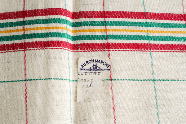 French Linen Tea Towel with initial BM