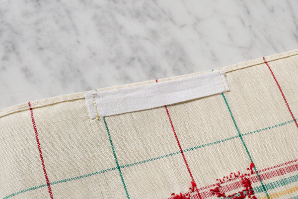 French Linen Tea Towel with initial BM