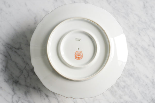 Scalloped Gold Rimmed Sauce Boat