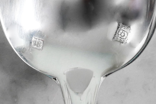 Silver Plated Angled Dessert Spoon (Set of 6)