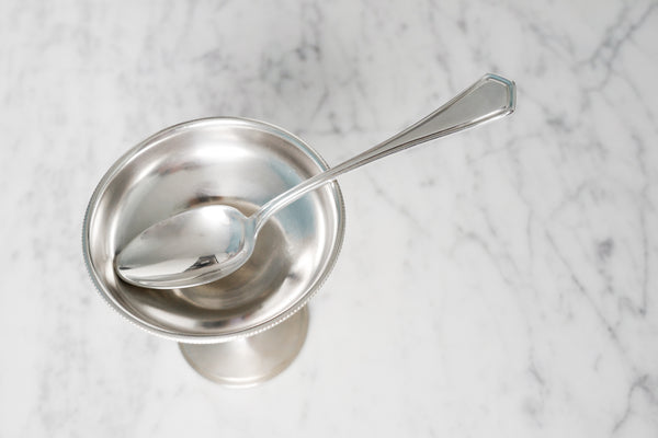 Silver Plated Angled Dessert Spoon (Set of 6)