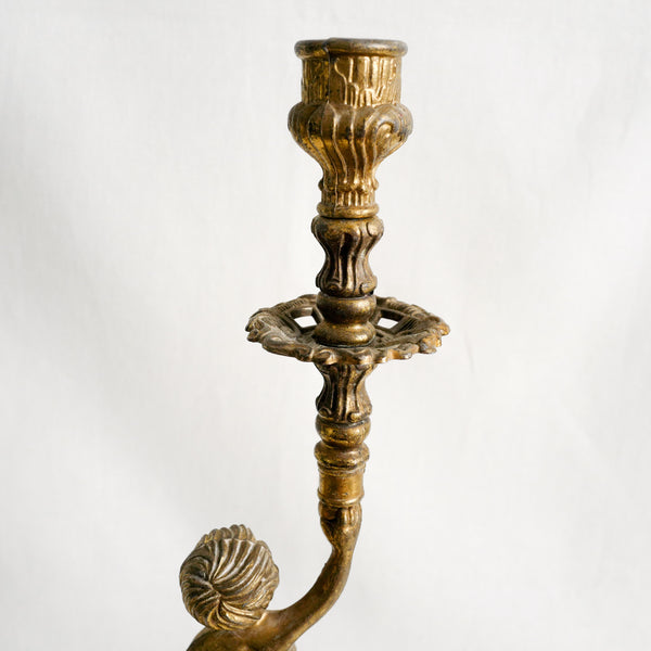 Brass Enfant Candle Holder