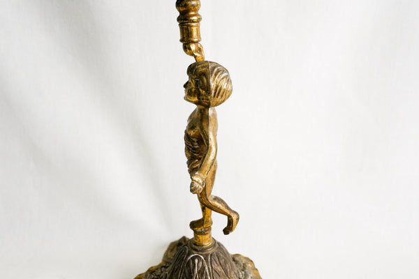 Brass Enfant Candle Holder
