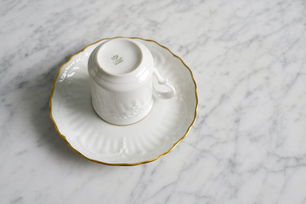 Blanche Coffee Cup & Saucer