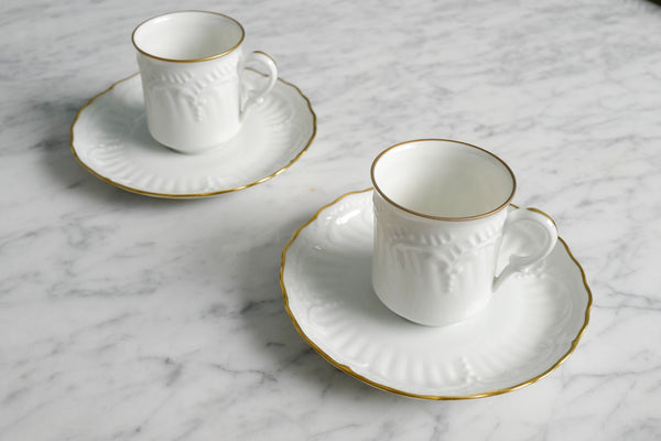 Blanche Coffee Cup & Saucer