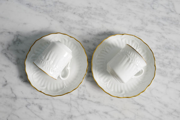 Blanche Coffee Cup & Saucer