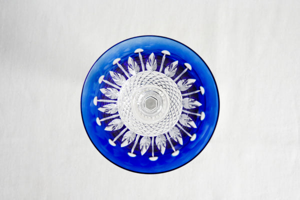 St. Louis Blue Wine Glass