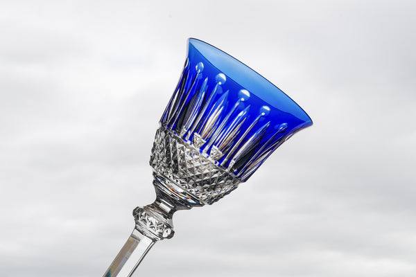 St. Louis Blue Wine Glass