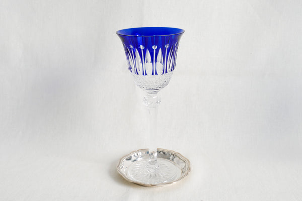 St. Louis Blue Wine Glass