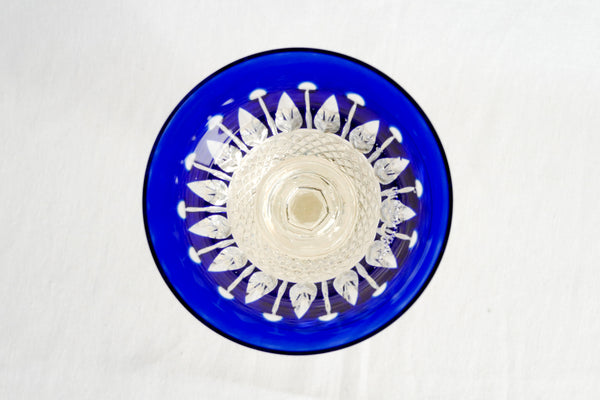 St. Louis Blue Wine Glass