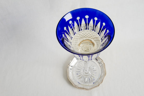 St. Louis Blue Wine Glass