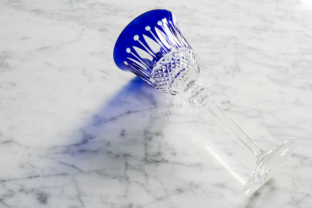 St. Louis Blue Wine Glass